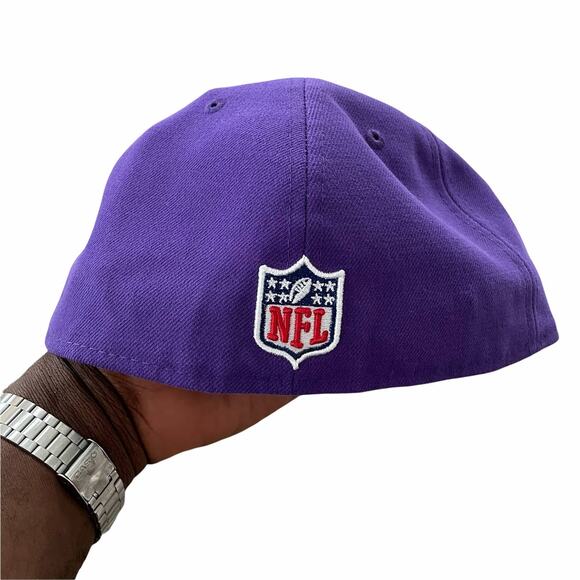New Era Minnesota Vikings Fitted Hat 7 3/8 - Picture 3 of 4
